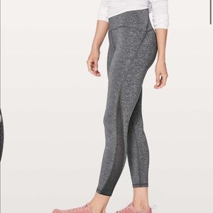 Charcoal Grey Train Times Crops 25”